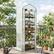 Alt View 7. Outsunny - Greenhouse with Screen Roof - White.