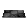 Front. ZLINE - 36 in. Induction Cooktop with 5 burners (RCIND-36) - Black.