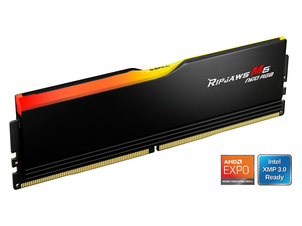 G.SKILL Ripjaws M5 Neo RGB  
AMD EXPO MEMORY OVERCLOCKING PROFILE  
Intel XMP 3.0 Ready