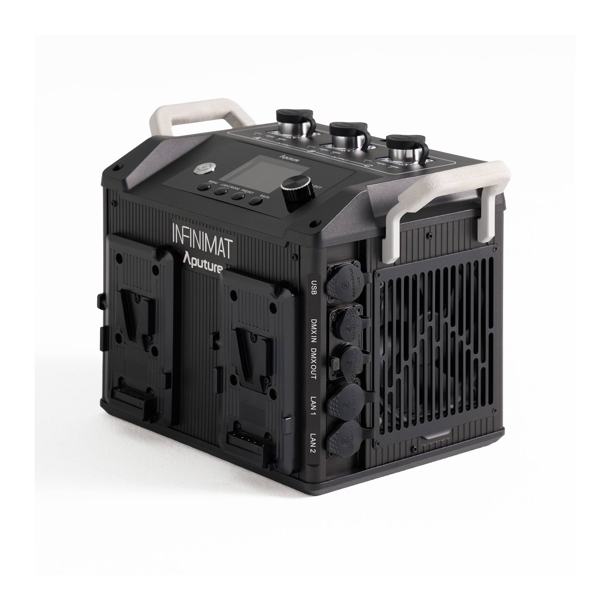 Aputure INFINIMAT  
DMXIN DMXOUT LAN1 LAN2  
4 REIADU  
9 E A CNAZE