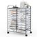 Front. Costway - 20 Drawers Rolling Cart Storage Scrapbook Paper Studio Organizer - Clear.