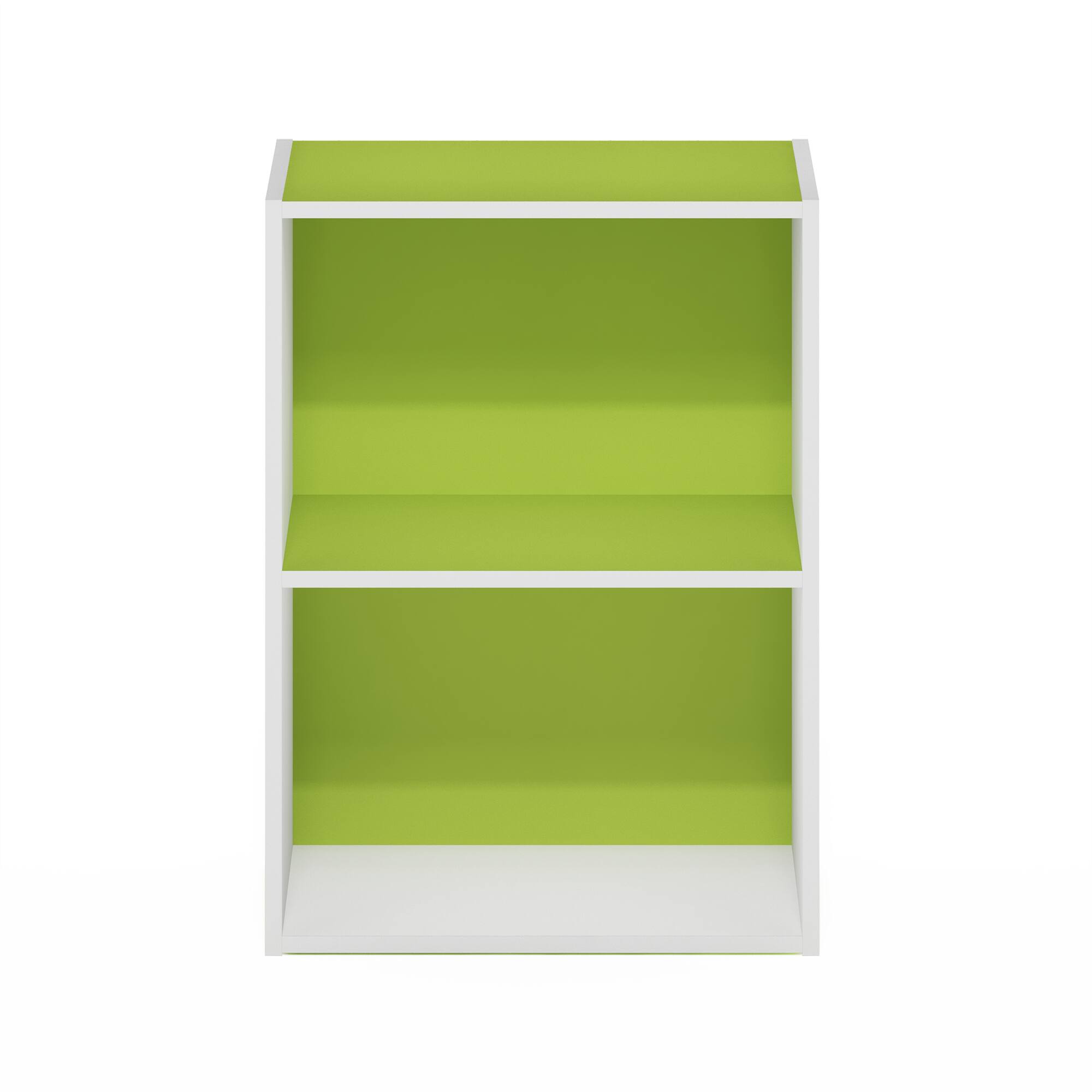 Alt View 1. Furinno - Pasir 8-Tier Open Shelf Bookcase - White.