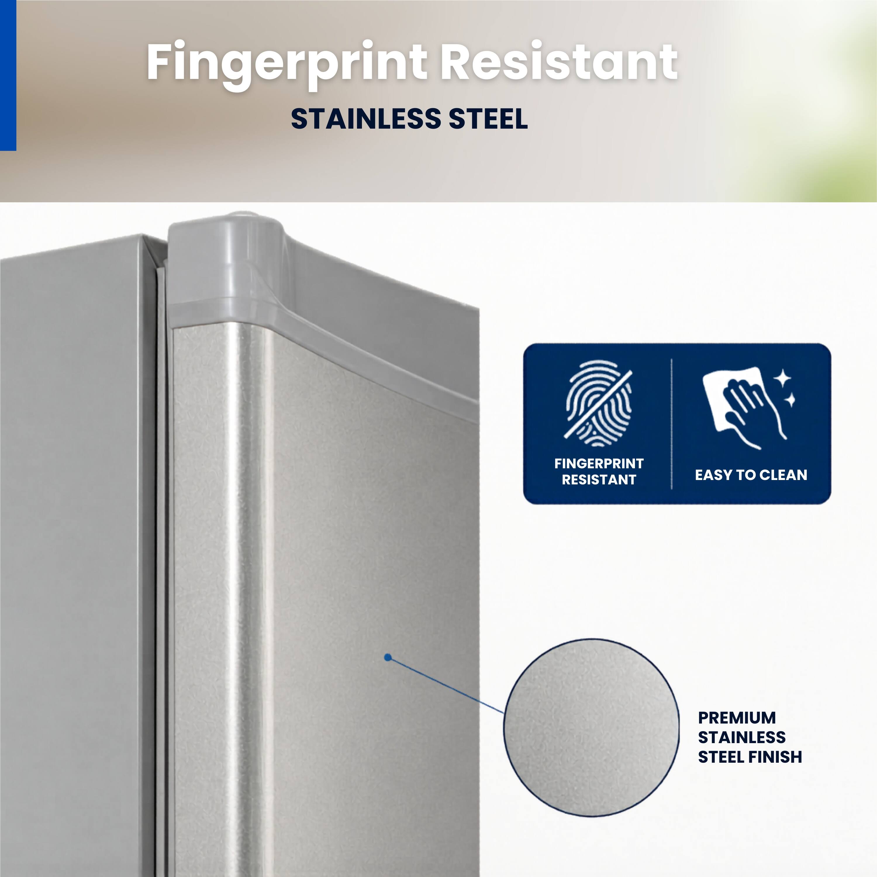 Fingerprint Resistant Stainless Steel

- Fingerprint Resistant
- Easy to Clean
- Premium Stainless Steel Finish