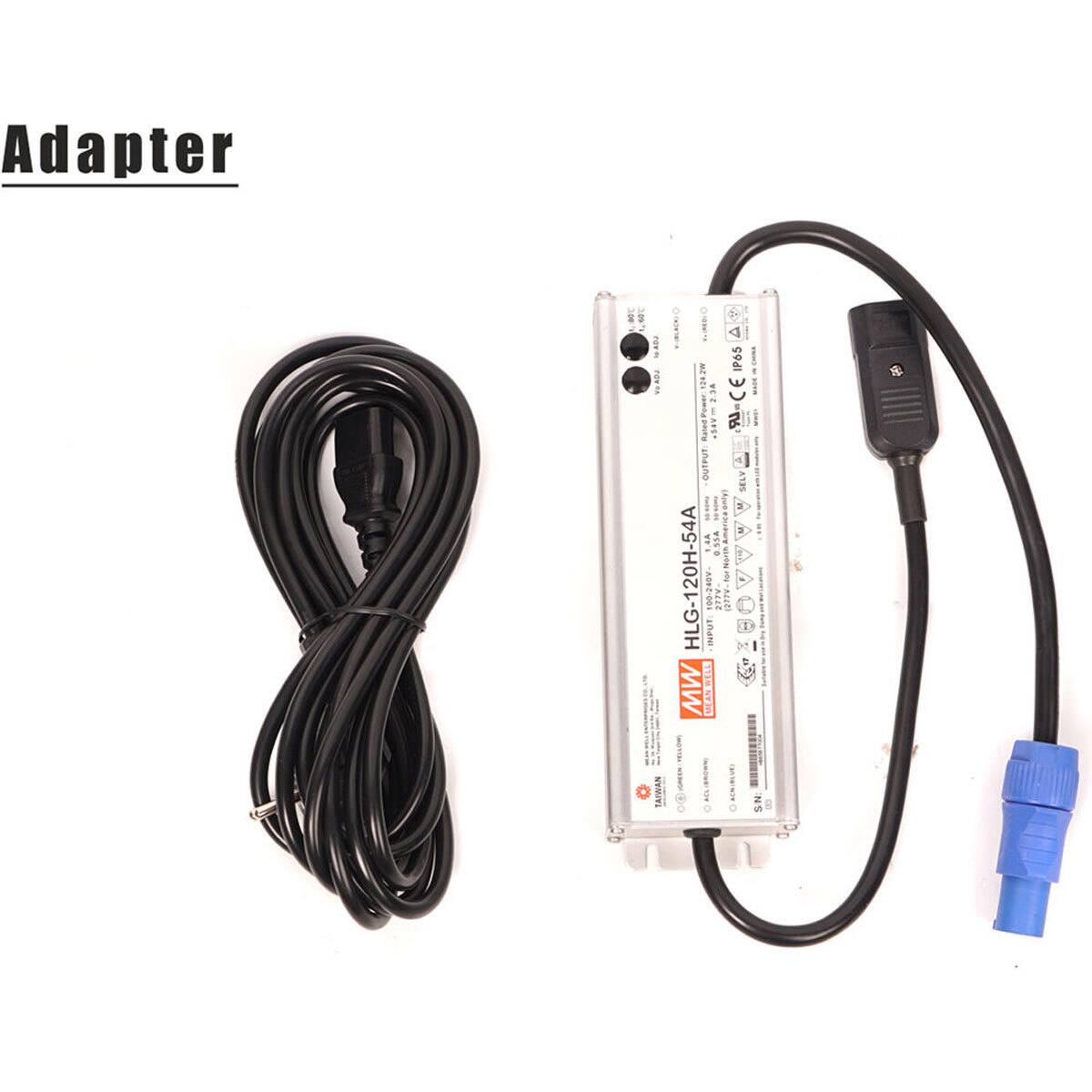Adapter

HLG-120H-54A

5.4A

100-240V

INPUT

MW

CAVI

TArWAN

SN 8