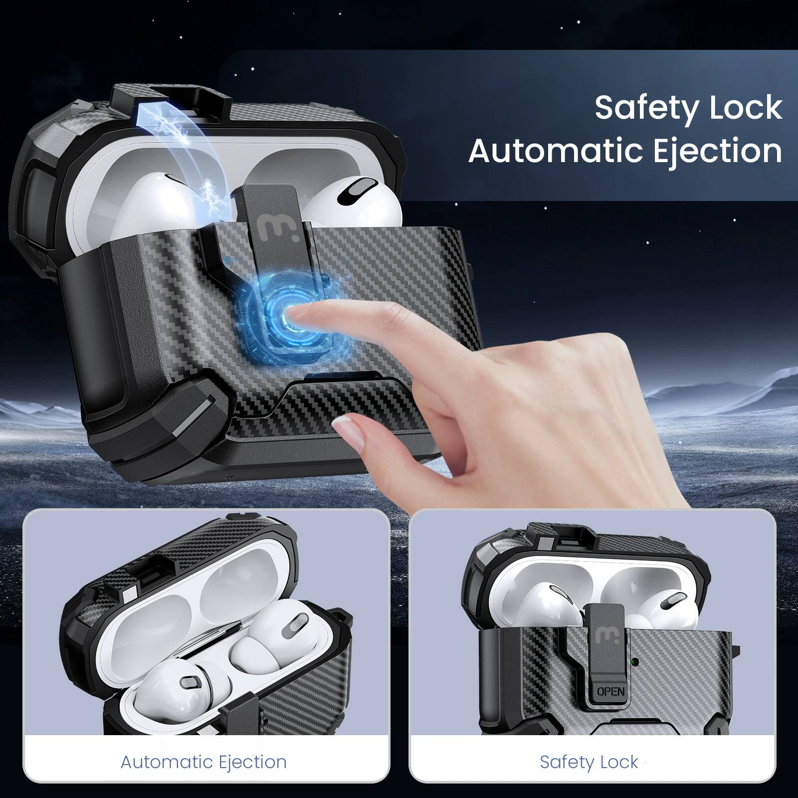Safety Lock  
Automatic Ejection  

Automatic Ejection  
Safety Lock