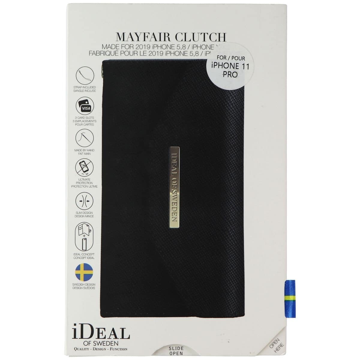 iDeal of Sweden - Mayfair Clutch Wallet for Apple iPhone 11 Pro - Black price history on PriceWatchPro