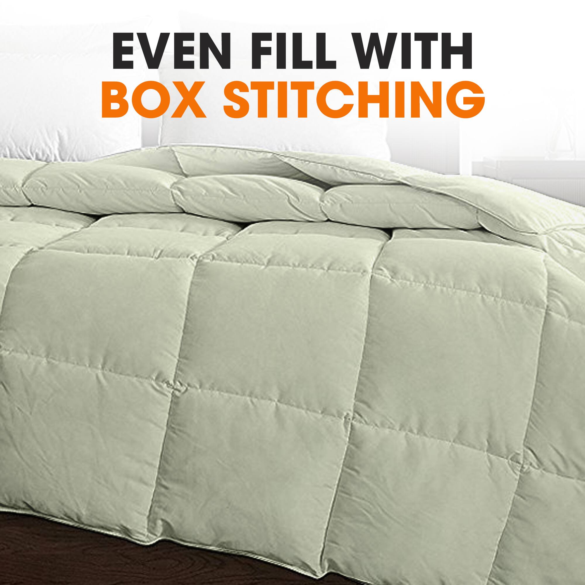 EVEN FILL WITH BOX STITCHING