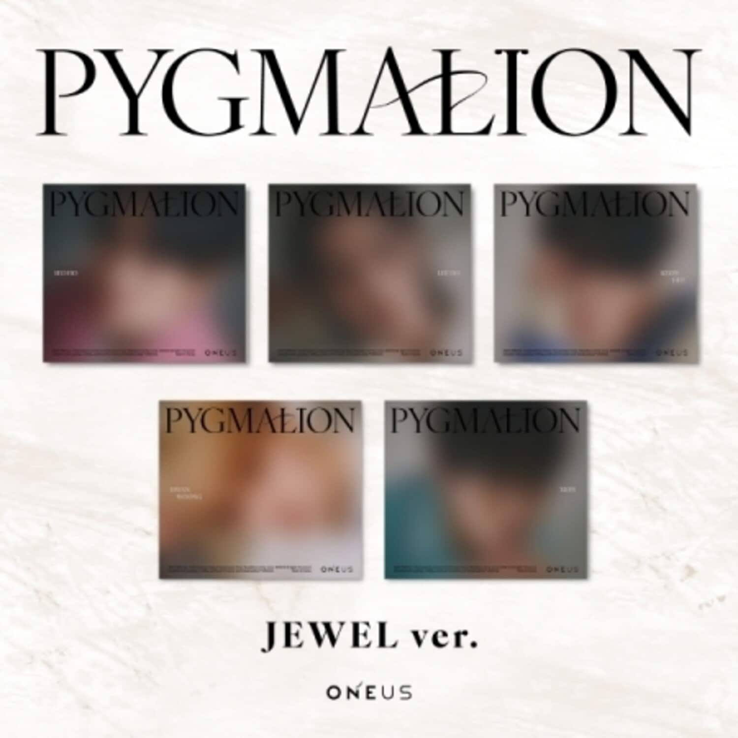 Oneus - Pygmalion - Jewel Case Random Cover Version - incl. 24pg Photobook, 16pg Lyrics Book, Postcard,- COMPACT DISCS