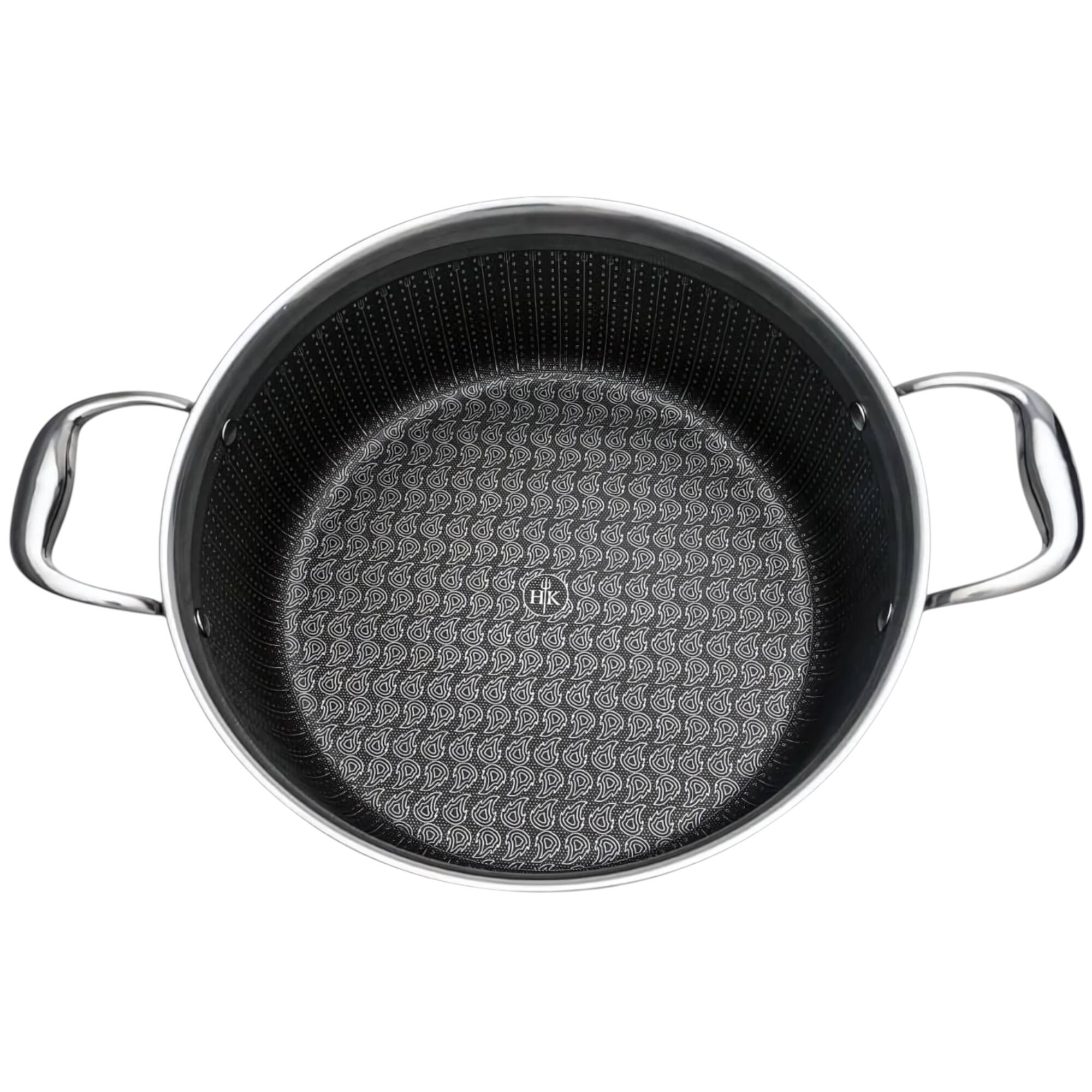 Alt View 1. Hell's Kitchen - Hell's Kitchen Hybrid 7.5-Quart Pot and Lid - Stainless Steel.