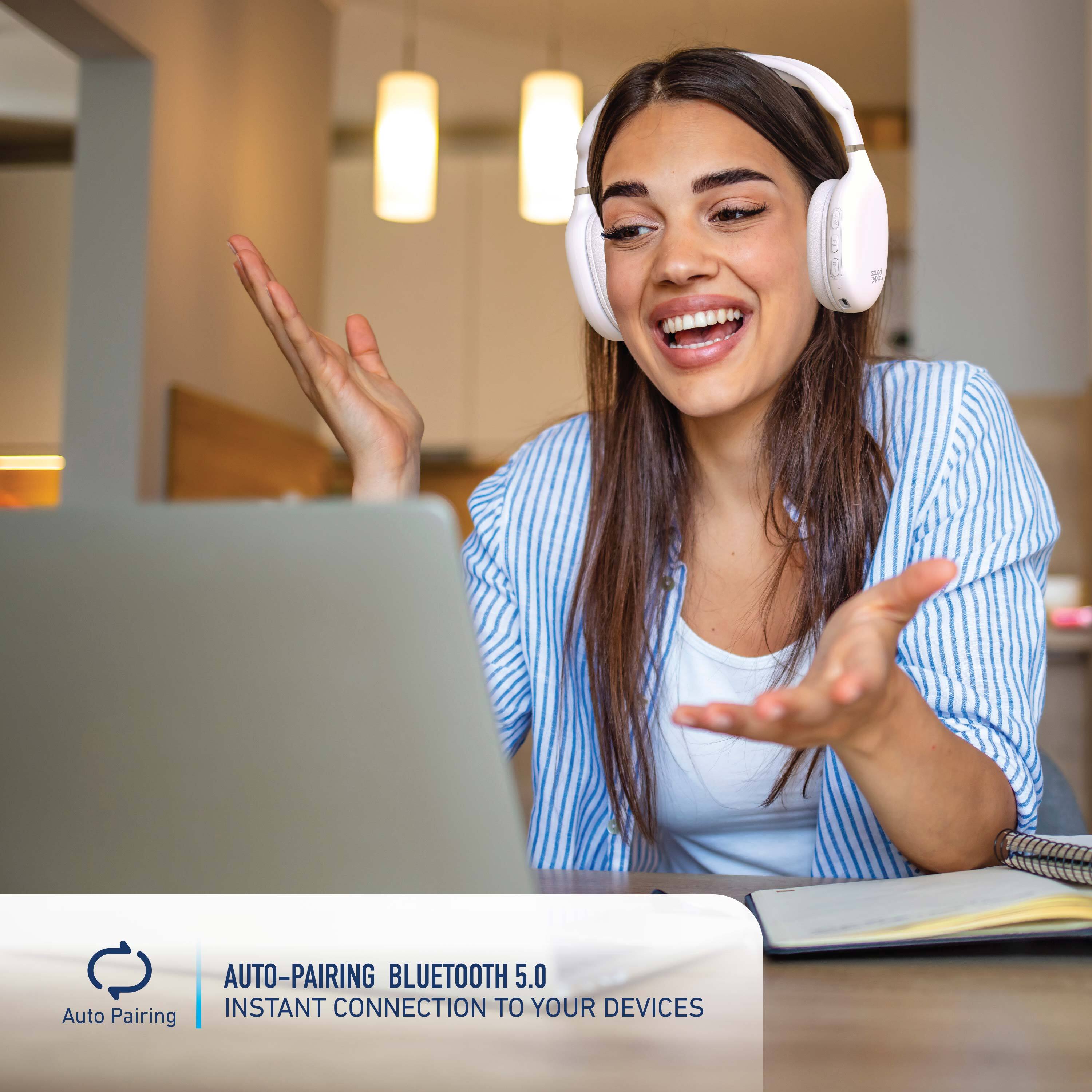 AUTO-PAIRING BLUETOOTH 5.0  
Auto Pairing  
INSTANT CONNECTION TO YOUR DEVICES