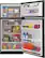 Alt View 2. Frigidaire - 18.0 Cu. Ft. Top-Freezer Refrigerator - Stainless Steel.