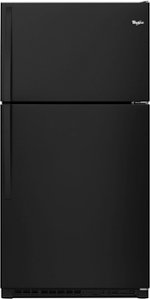 Whirlpool 20.5 Cu. Ft. Top-Freezer Refrigerator Black WRT311FZDB - Best Buy