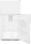 Angle. Whirlpool - 20.5 Cu. Ft. Top-Freezer Refrigerator - White.