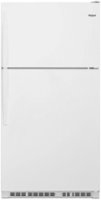 Whirlpool - 20.5 Cu. Ft. Top-Freezer Refrigerator - White - Front_Zoom