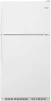 Whirlpool - 20.5 Cu. Ft. Top-Freezer Refrigerator - White - Front_Zoom