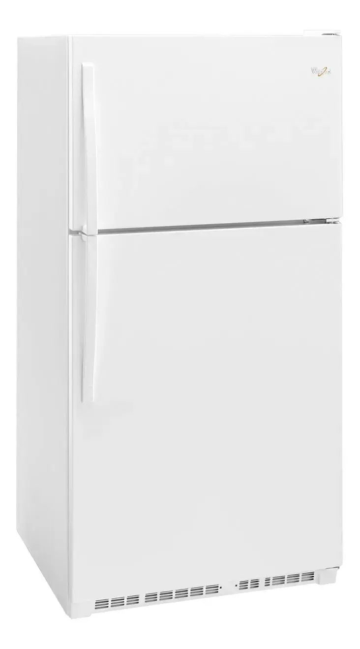 Alt View 4. Whirlpool - 20.5 Cu. Ft. Top-Freezer Refrigerator - White.