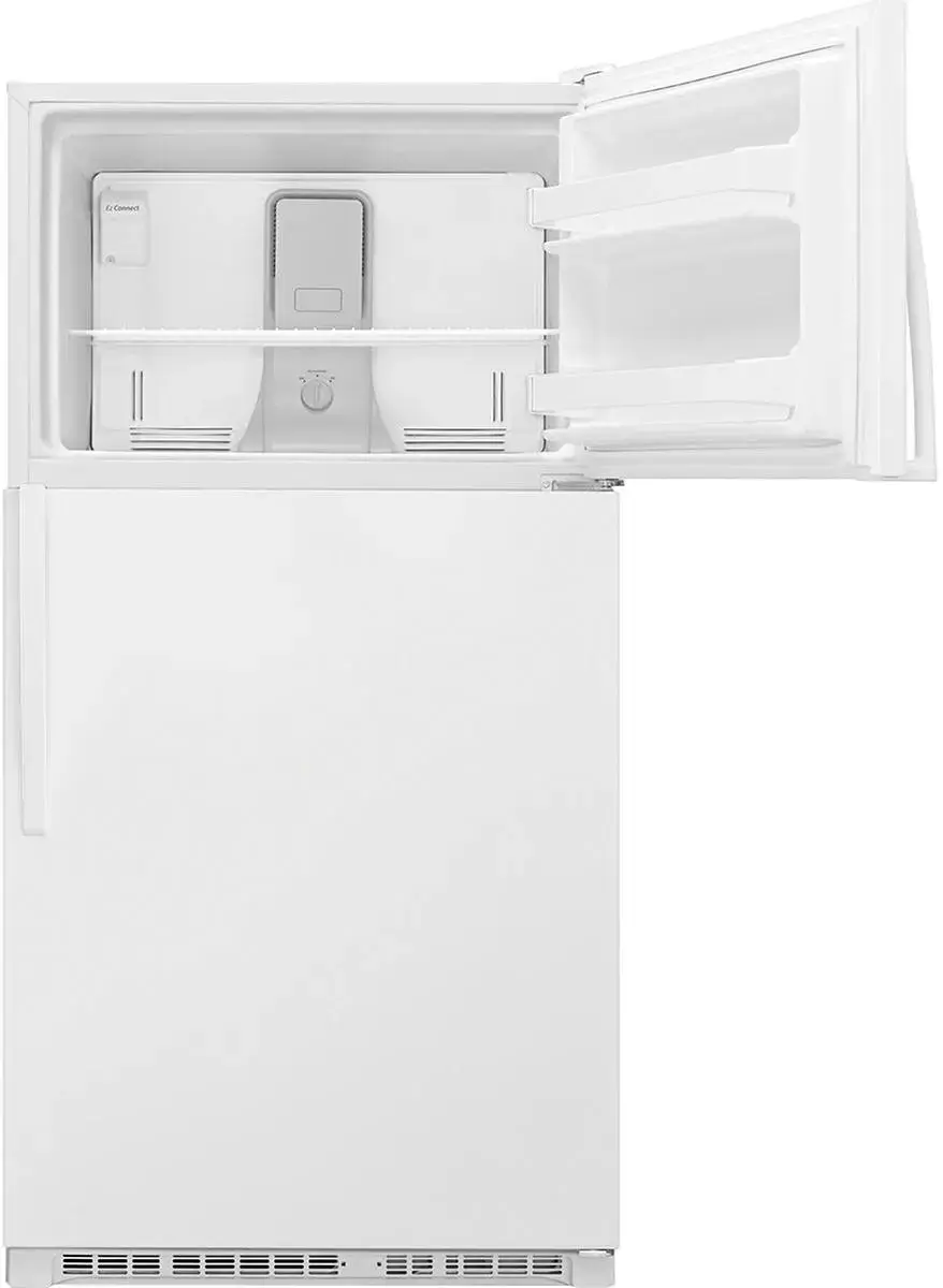 Alt View 12. Whirlpool - 20.5 Cu. Ft. Top-Freezer Refrigerator - White.