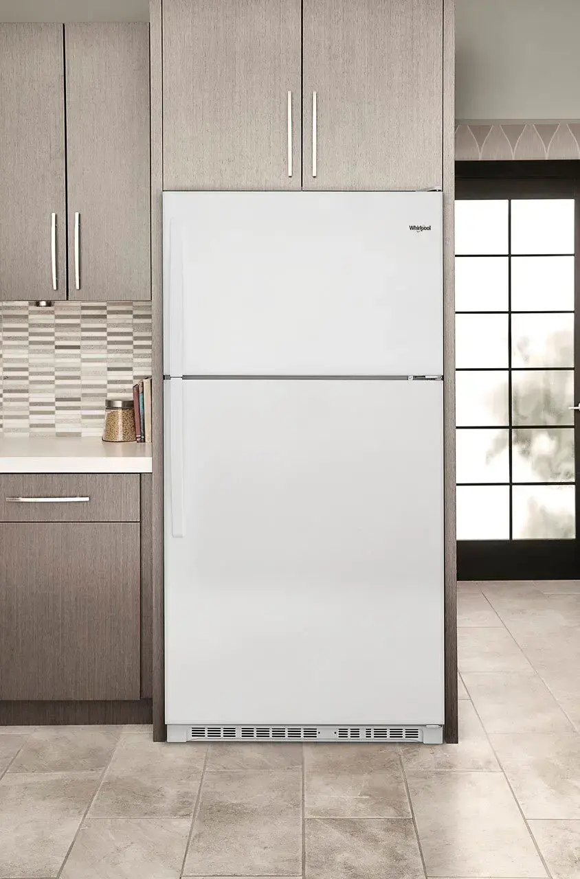 Alt View 15. Whirlpool - 20.5 Cu. Ft. Top-Freezer Refrigerator - White.