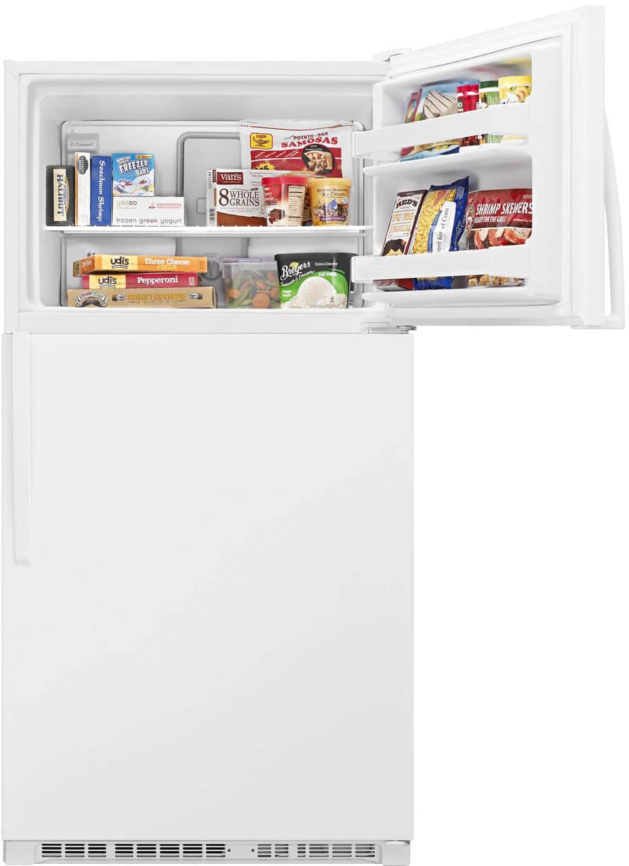 Save 0 on Whirlpool – 20.5 Cu. Ft. Top-Freezer Refrigerator – White @ BestBuy Save 0 on Whirlpool – 20.5 Cu. Ft. Top-Freezer Refrigerator – White @ BestBuy