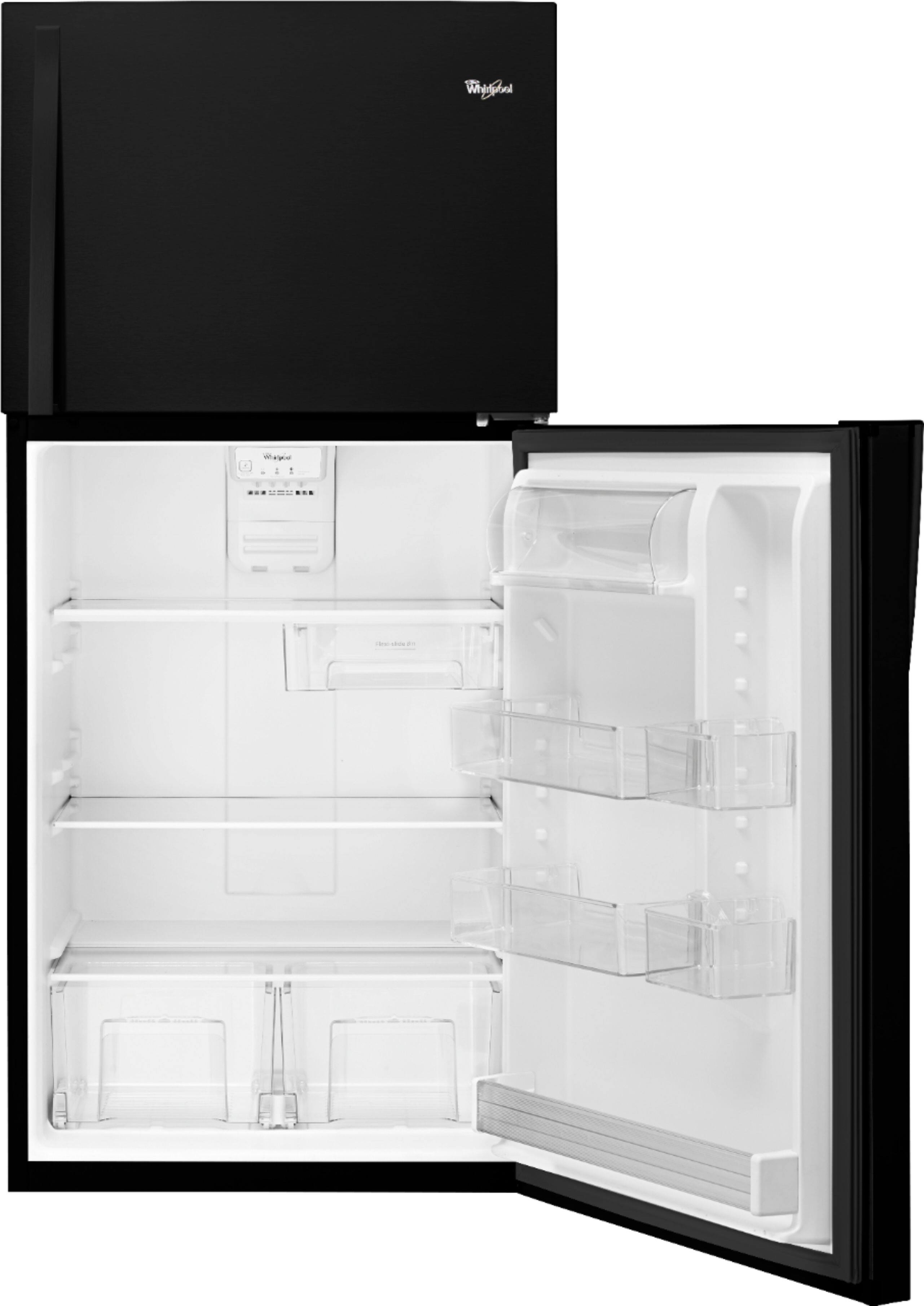 Alt View 11. Whirlpool - 19.3 Cu. Ft. Top-Freezer Refrigerator - Black.