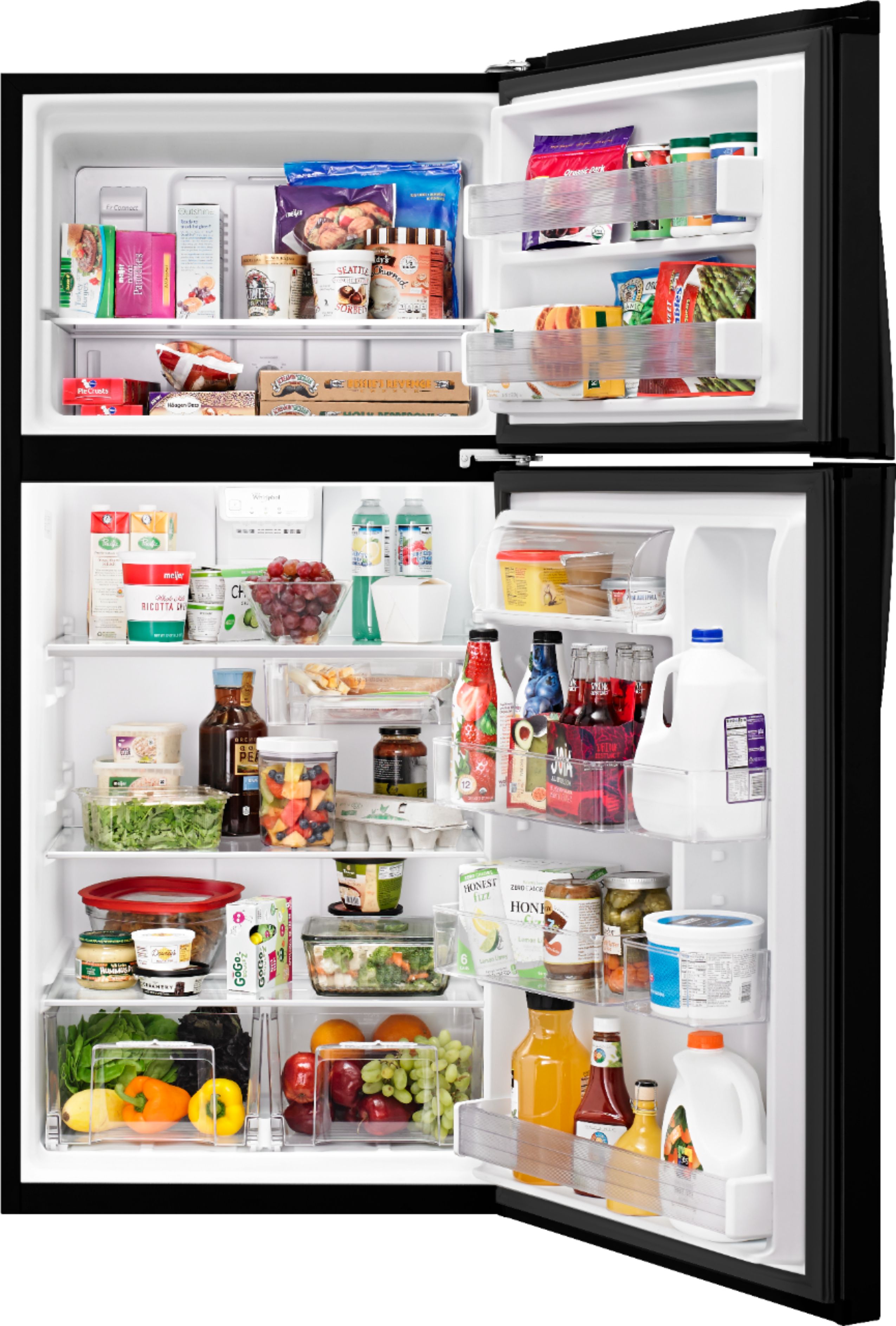 Customer Reviews Whirlpool 19.3 Cu. Ft. TopFreezer Refrigerator Black