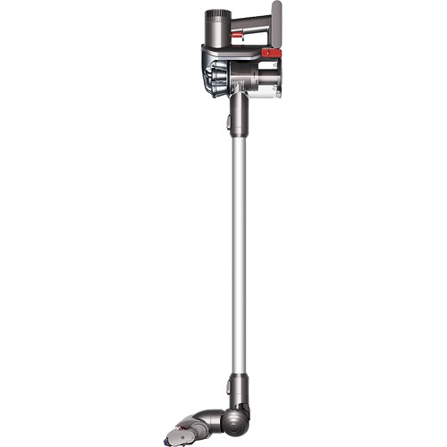 Dyson - DC44 Origin Bagless Cordless 2-in-1 Handheld/Stick Vacuum - Silver/Nickel - Larger Front