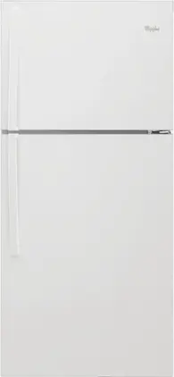 Whirlpool - 19.3 Cu. Ft. Top-Freezer Refrigerator - White