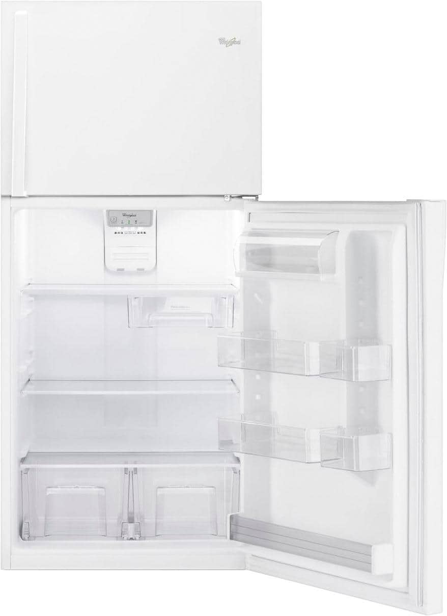Alt View 12. Whirlpool - 19.3 Cu. Ft. Top-Freezer Refrigerator - White.
