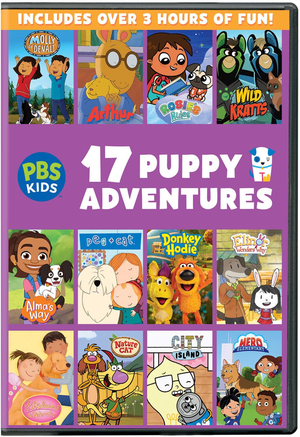 Front. PBS KIDS: 17 Puppy Adventures   - DVD.