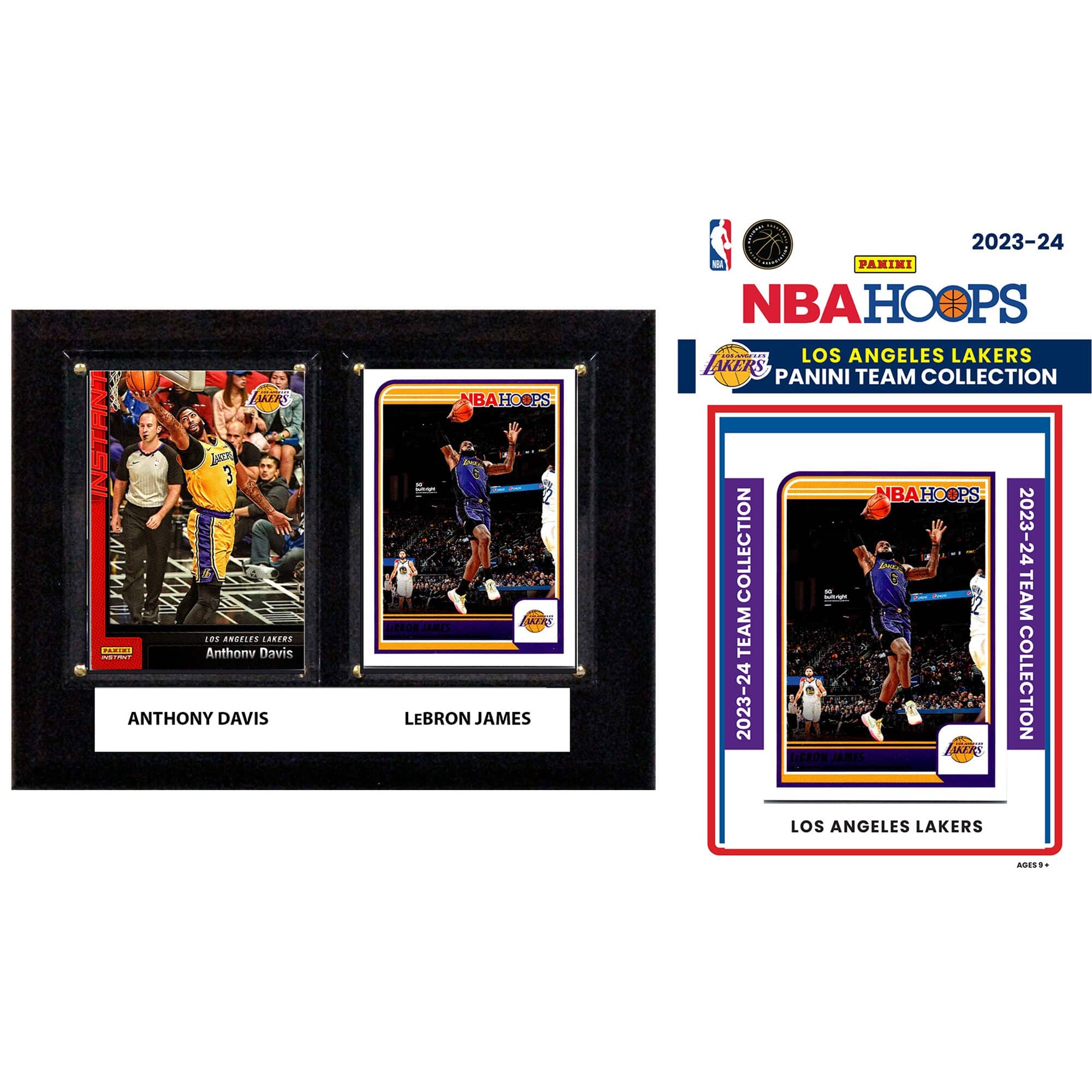"C&I Collectibles - Los Angeles Lakers 6"" x 8"" Player Plaque & 2023-24 Team Trading Card Set - Multicolor" price history on PriceWatchPro