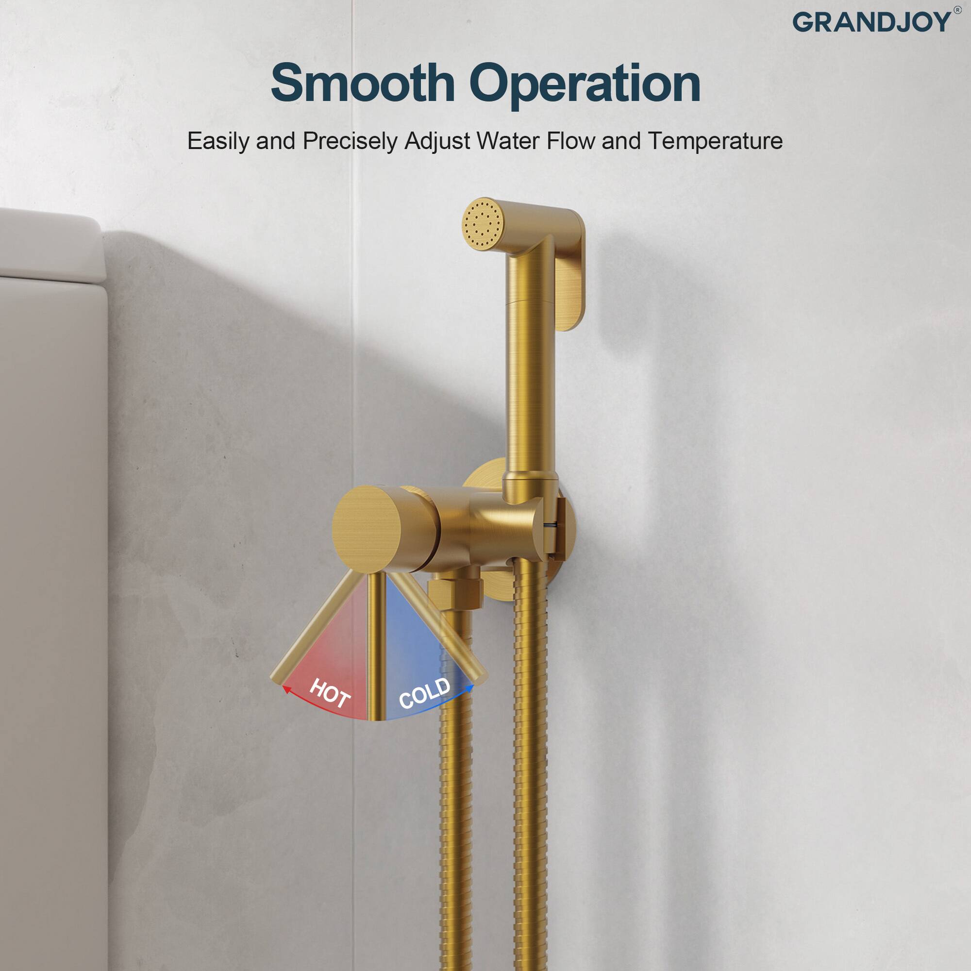 GRANDJOY

Smooth Operation

Easily and Precisely Adjust Water Flow and Temperature

HOT COLD