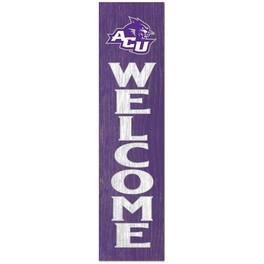 Jardine - Abilene Christian University Wildcats 12'' x 48'' Outdoor Leaner Welcome Sign - Purple