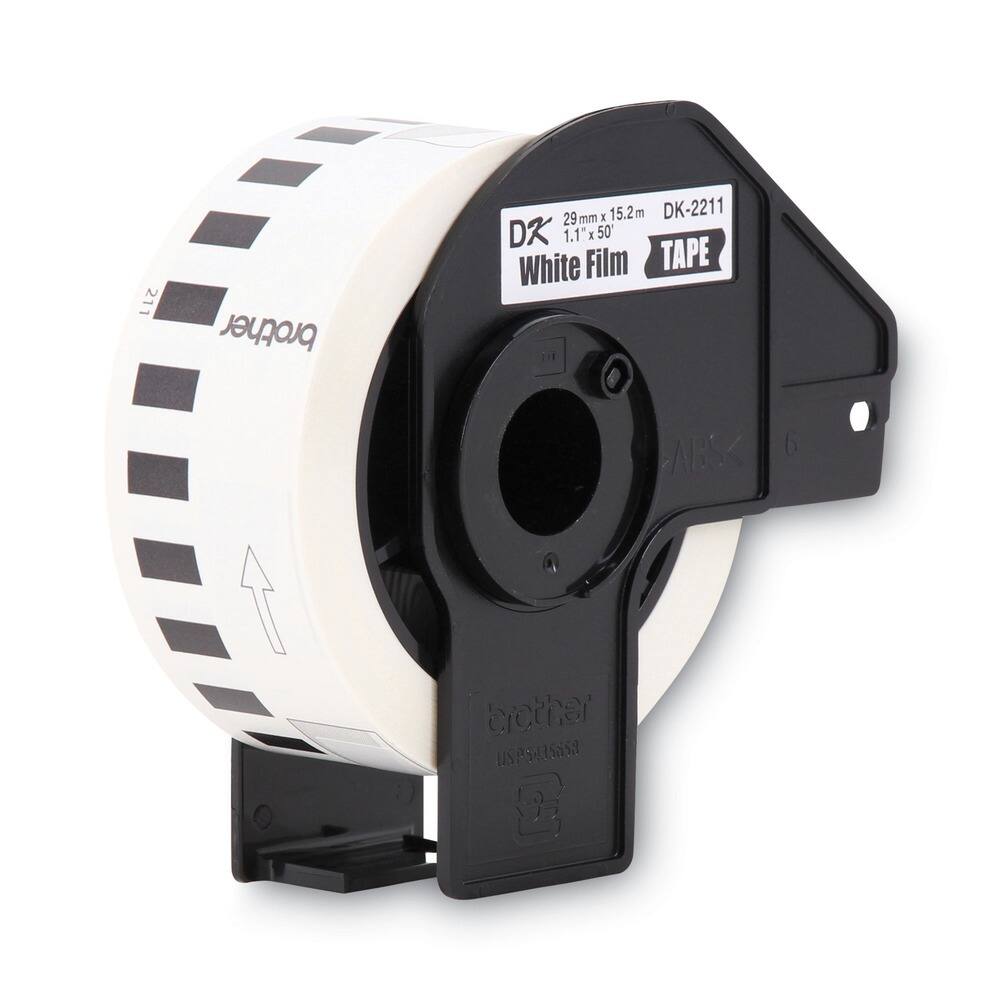 211 brother 29 mm E 15.2m TI DK-2211 DR 1.1" I 50' White Film TAPE ABSK 6 brother USP3583