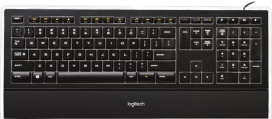 Logitech K740 Illuminated Keyboard Black 920-000914 - Best Buy