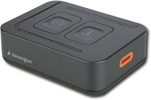 Angle Standard. Kensington - Share Central 2-Port USB Switch.