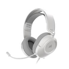 Front. CORSAIR - HS35 v3 Wired Over-the-Ear Gaming Headset for PC,Xbox One,Xbox Series X|S,PS5,PS4, Nintendo Switch and Mobile - White.