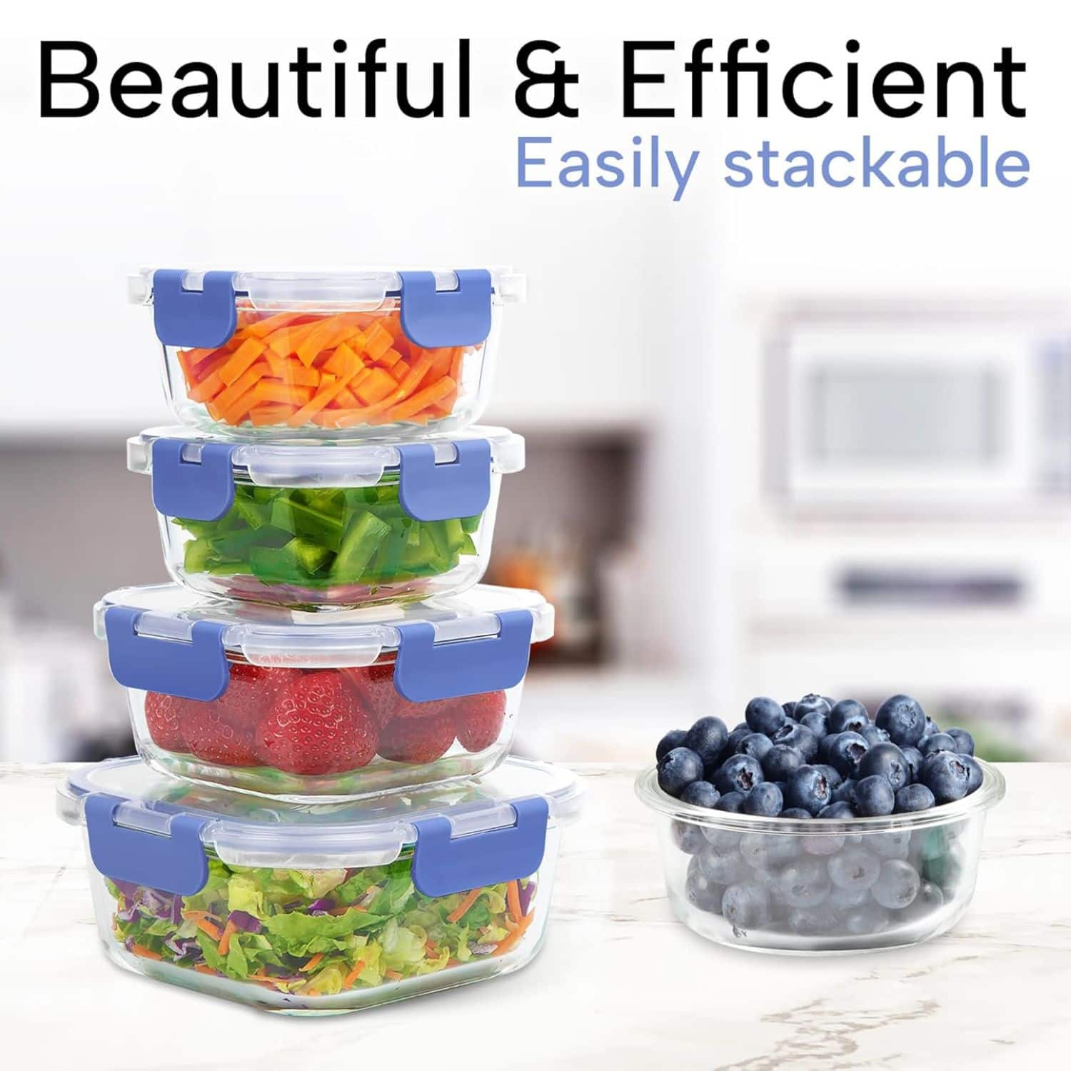 Beautiful & Efficient
Easily stackable