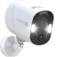 Swann Xtreem4K Wireless Security Camera with 32GB Micro SD & Cloud Storage - White - Front_Zoom