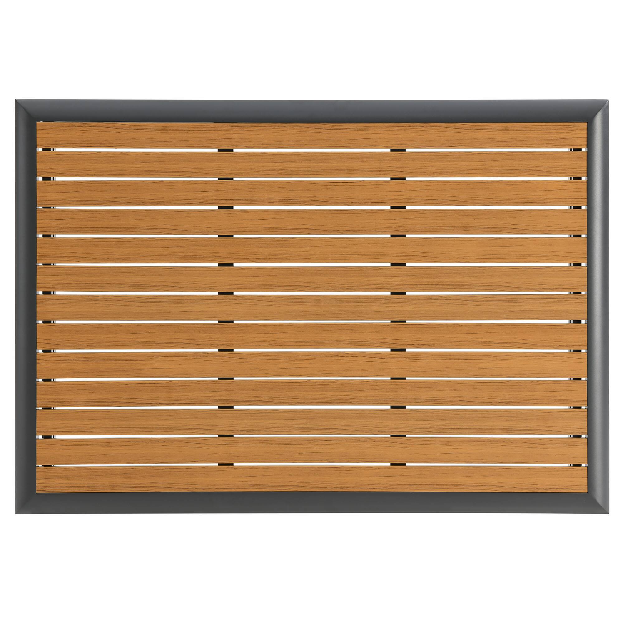 Alt View 2. Modway - Stance Outdoor Patio Aluminum Coffee Table by Modway - Gray Natural.