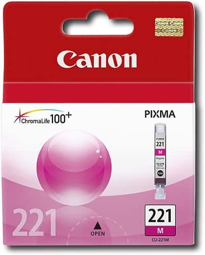 Best Buy Canon CLI 221 Ink Cartridge Magenta 2948B001   8987368 Sa 