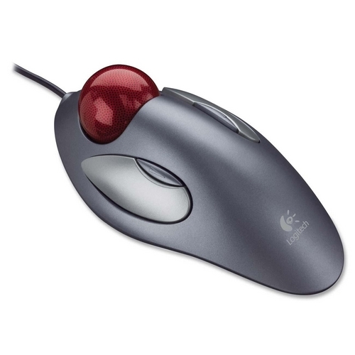 Logitech Trackman Trackball Mouse Silver 910-000806 - Best Buy