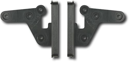 Front. Metra - Dash Kit for Select 1999-2021 Toyota Subaru Lexus DIN DDIN - Black.