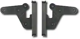 Metra - Dash Kit for Select 1999-2021 Toyota Subaru Lexus DIN DDIN - Black