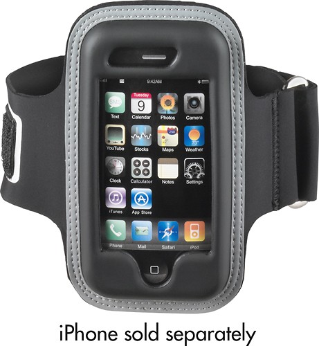  Rocketfish™ Mobile - Arm Band with Molded Case for Apple® iPhone