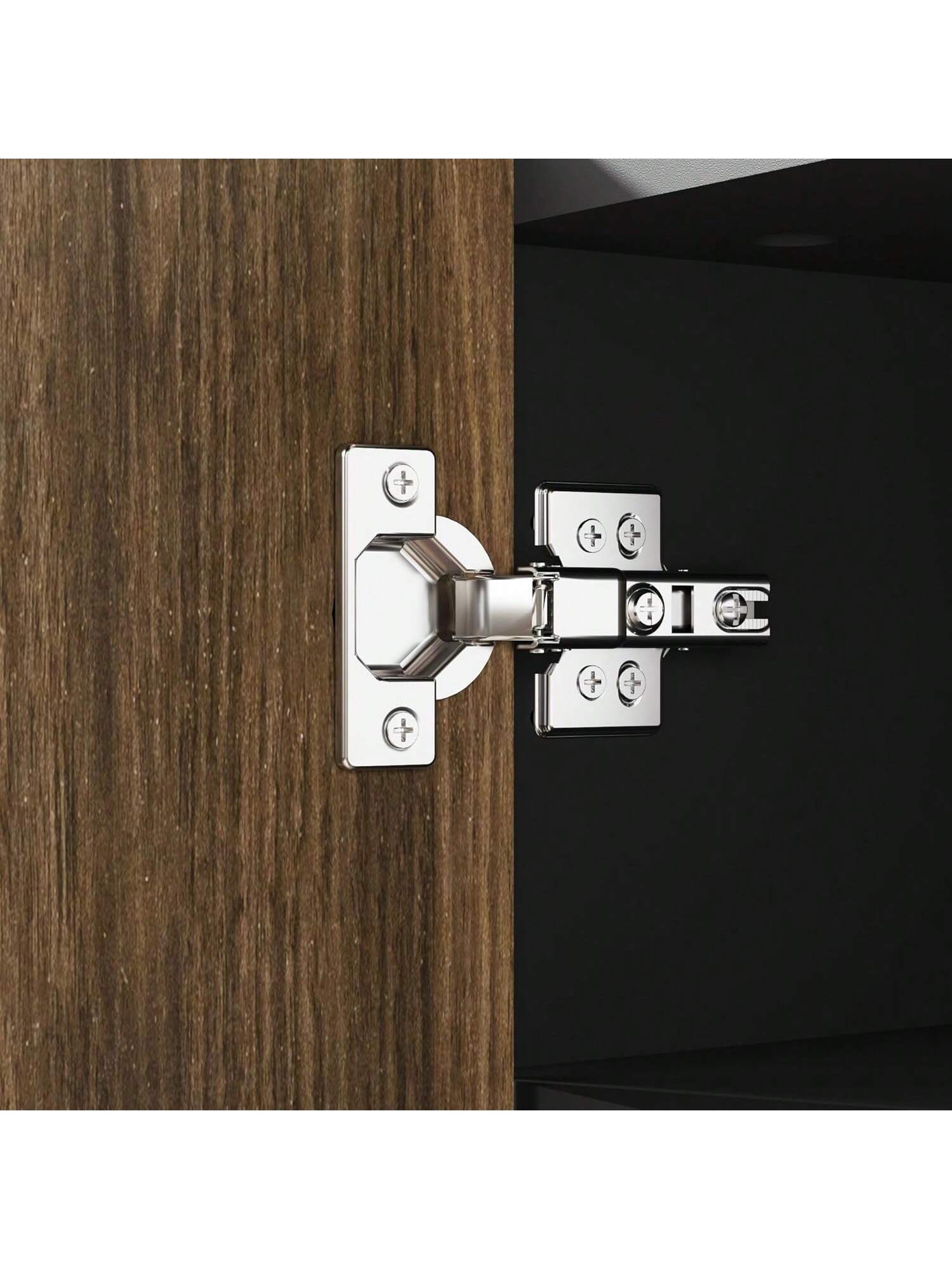 Alt View 2. GARVEE - Large Shoe Cabinet With 2 Doors 6 Tier Entryway Shoe Storage Cabinet With Adjustable Shelves Freestanding - Black - 2 Doors.