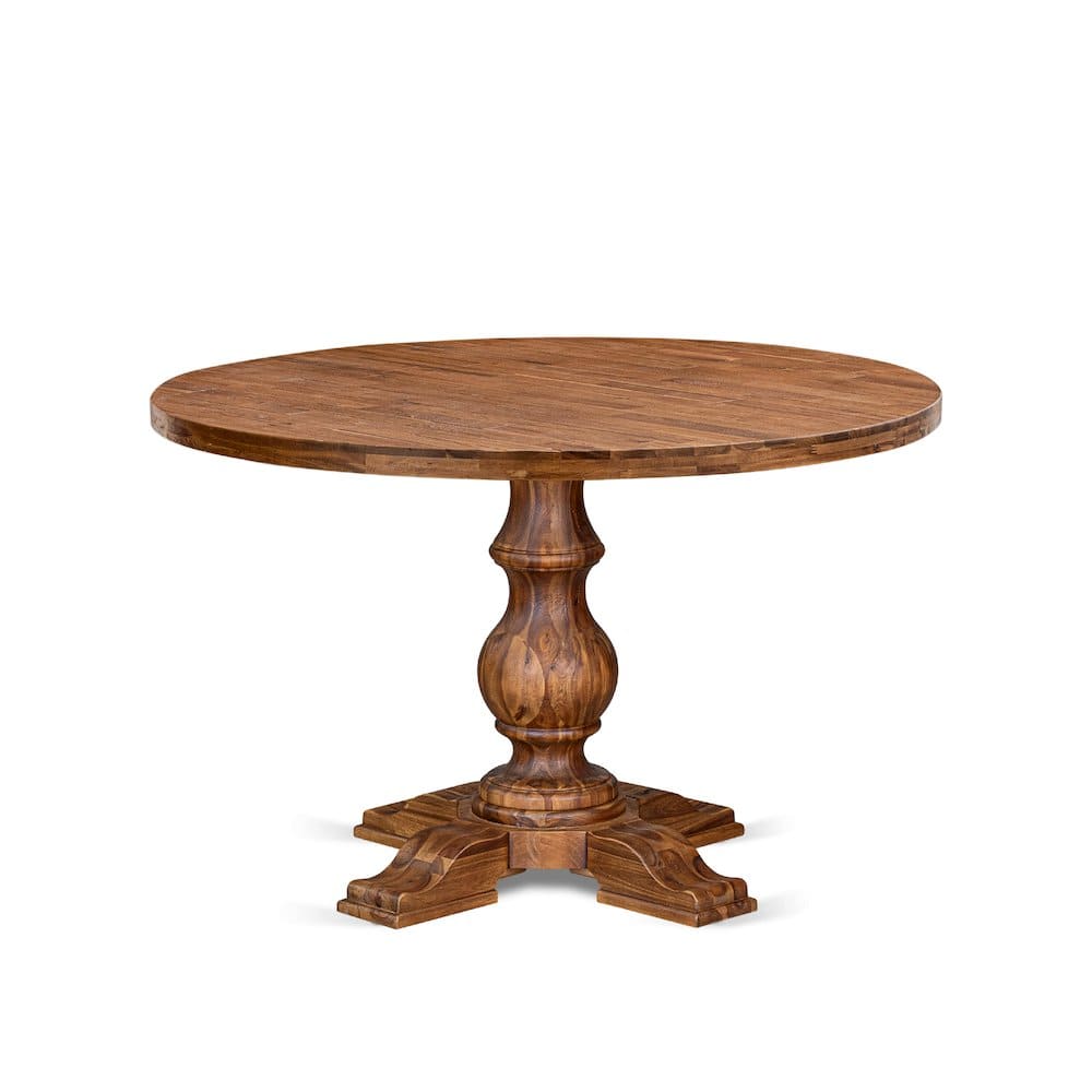 East West Furniture - Wood Dining Table - Brown