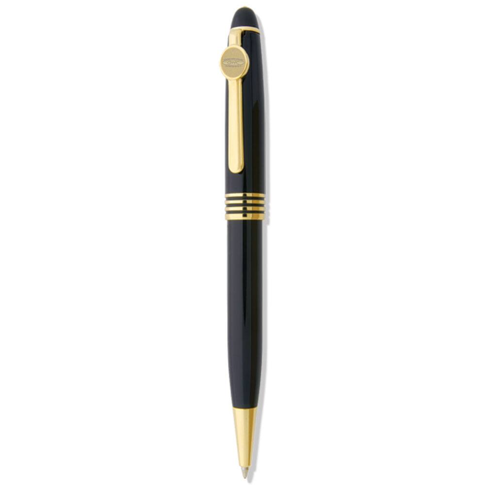 Front. Jardine - Black Golden West College Ballpoint Pen - Black.
