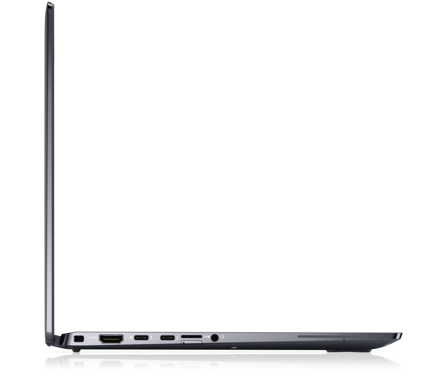 Back. Dell - Latitude 9430 2 in 1 Notebook Laptop PC, 14" Touch QHD+ Intel Core i5-12th 16GB RAM + 256GB NVMe, Camera, Win 11 Pro. - Dark Blue.