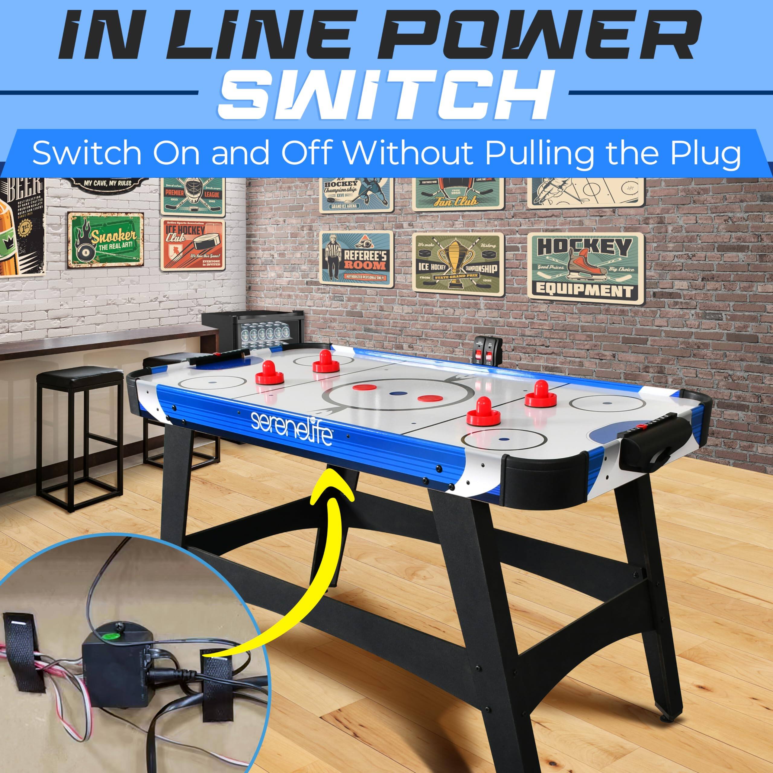 IN LINE POWER SWITCH  
Switch On and Off Without Pulling the Plug