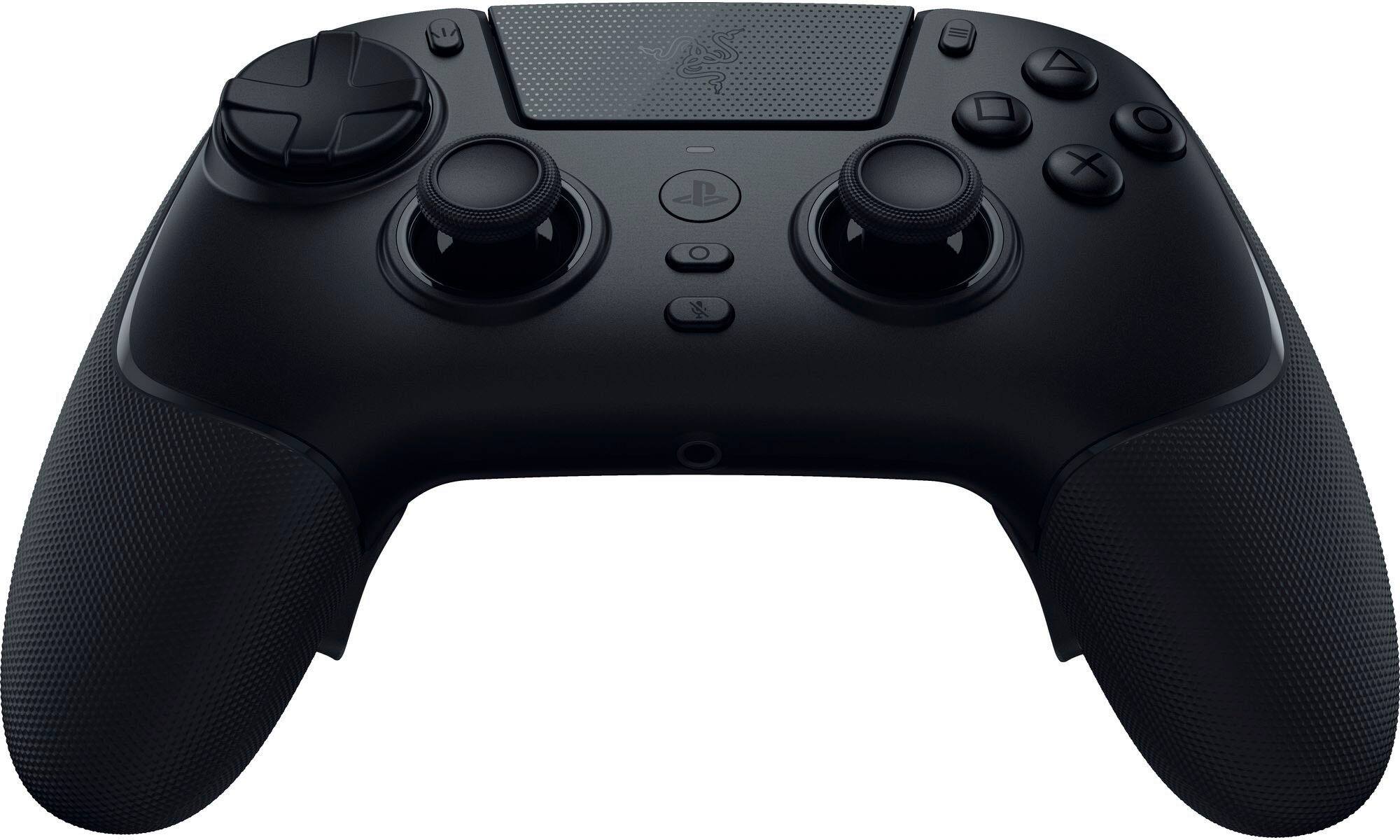 Alt View 6. Razer - Raiju V3 Pro Wireless Gaming Controller with TMR Thumbsticks and Remappable Buttons for PS5 and PC - Black.